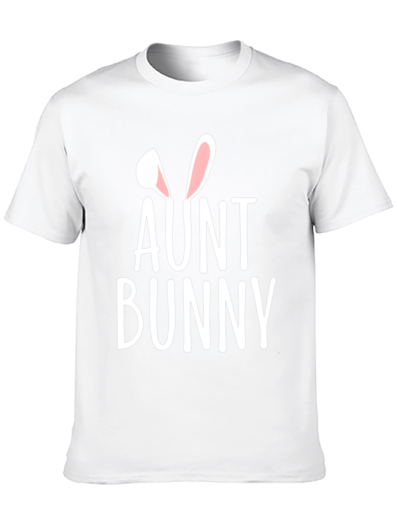 Aunt Bunny Easter T-Shirt - Black Graphic Tee