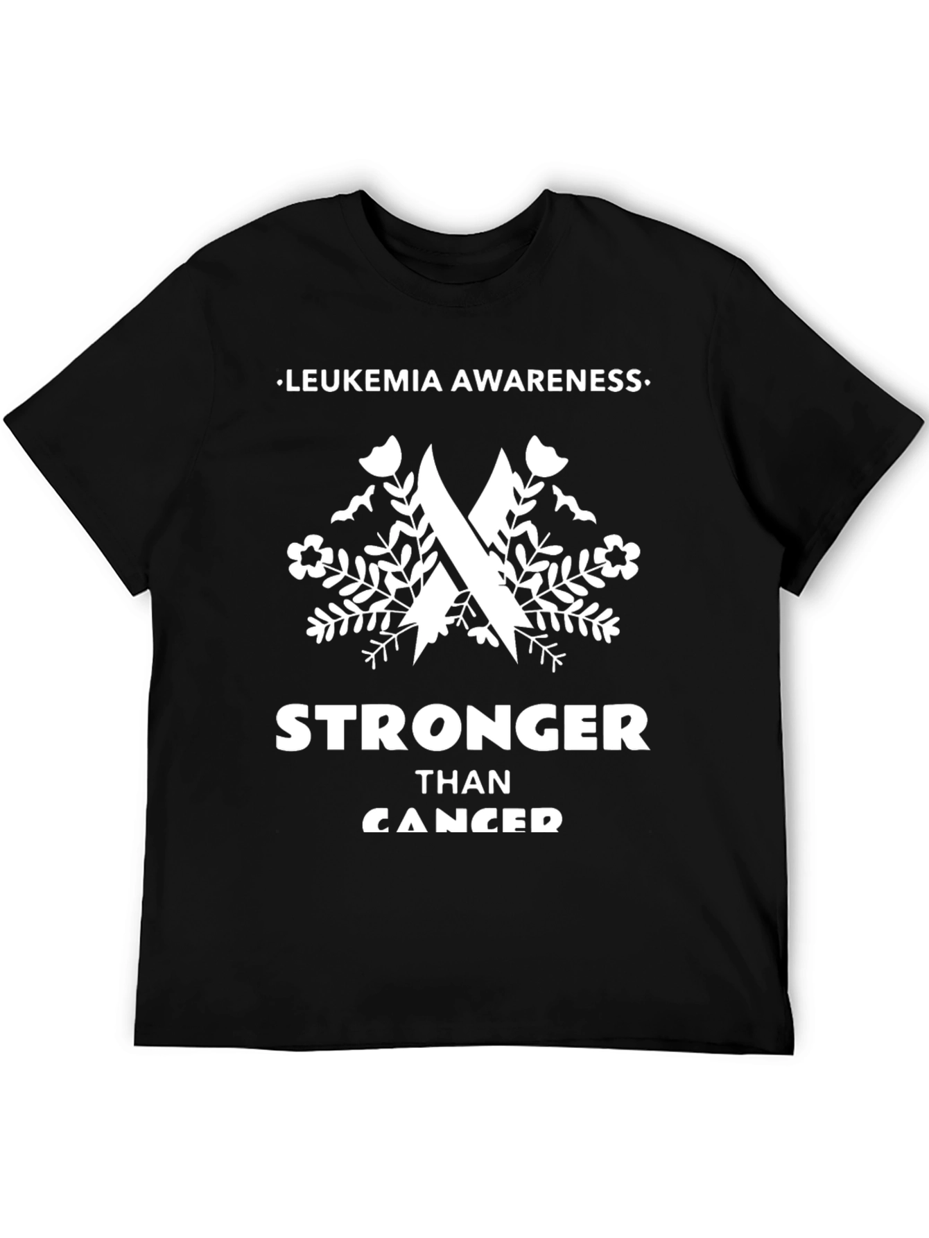 Leukemia Awareness Stronger Than Cancer T-Shirt