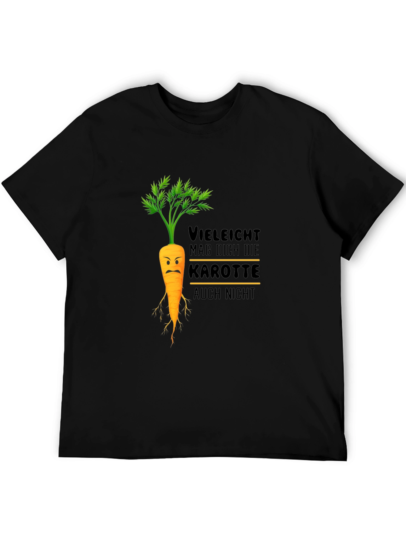 Funny Carrot Graphic Tee - Vegan Humor T-Shirt
