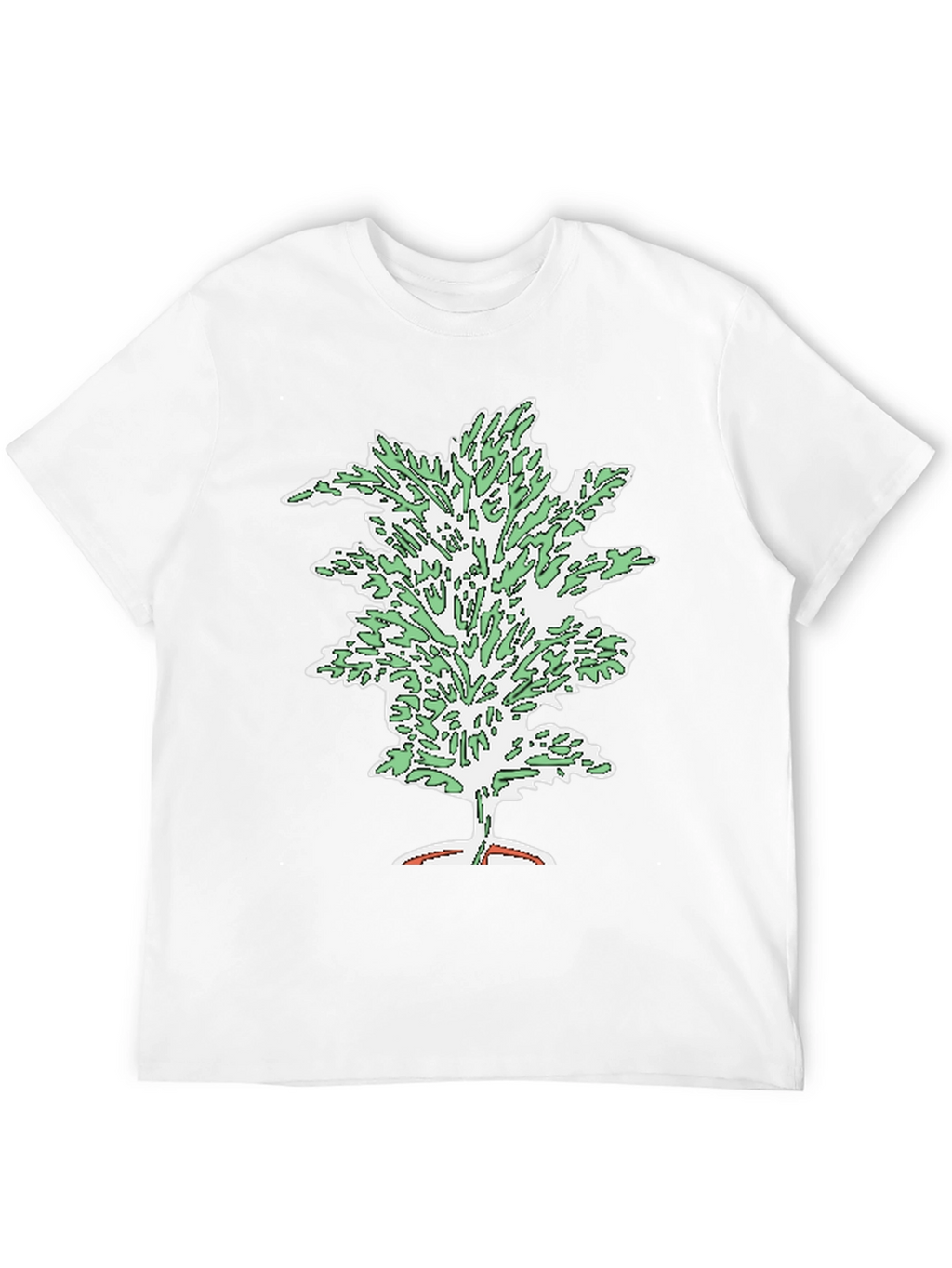 Unique Tree Graphic Black T-Shirt