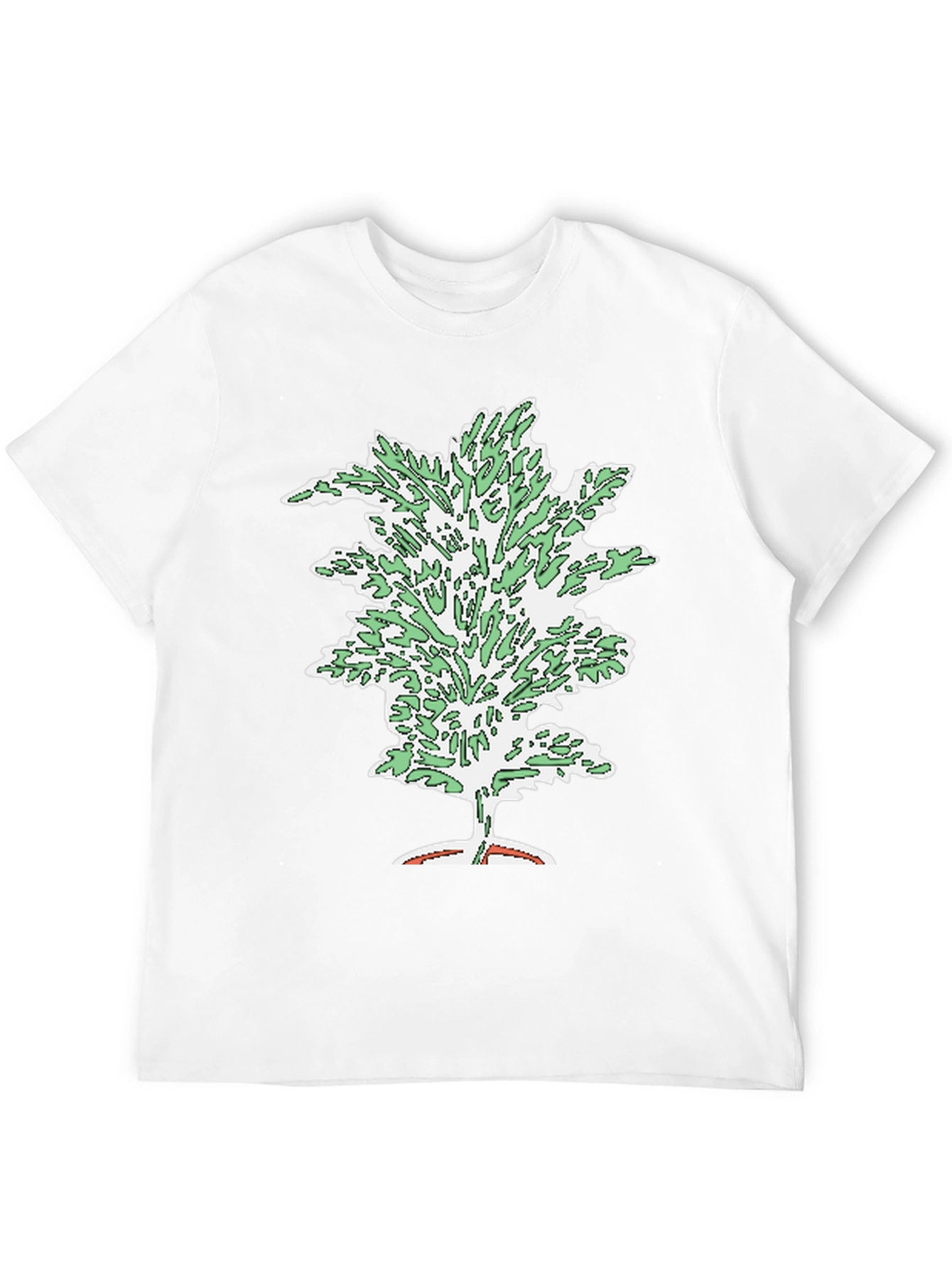 Unique Tree Graphic Black T-Shirt