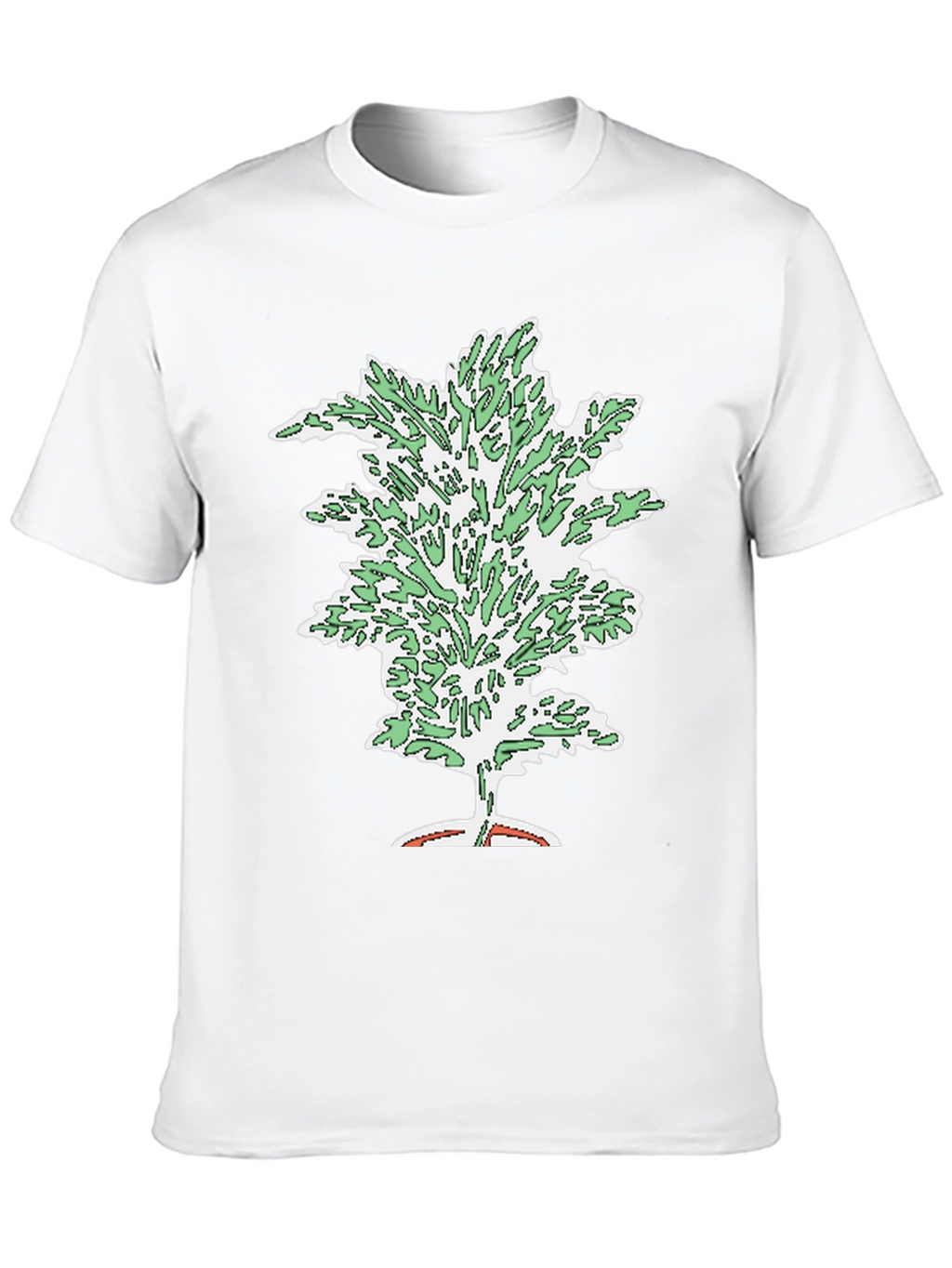 Unique Tree Graphic Black T-Shirt