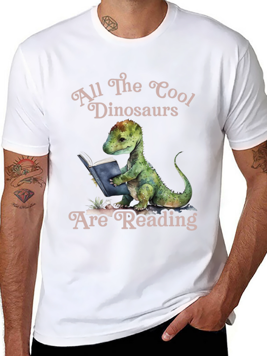 Cool Dinosaurs Reading T-Shirt