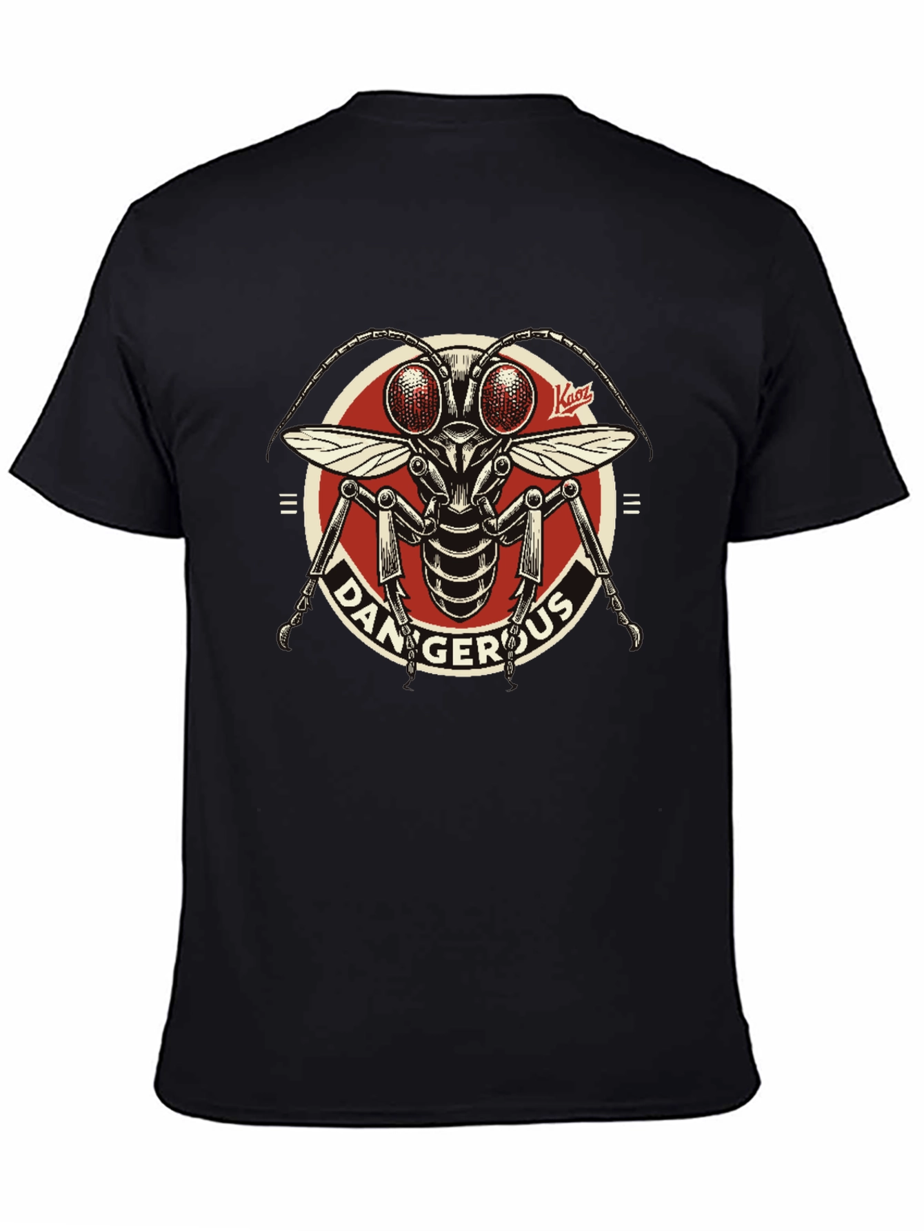 Dangerous Insect Graphic T-Shirt - Black