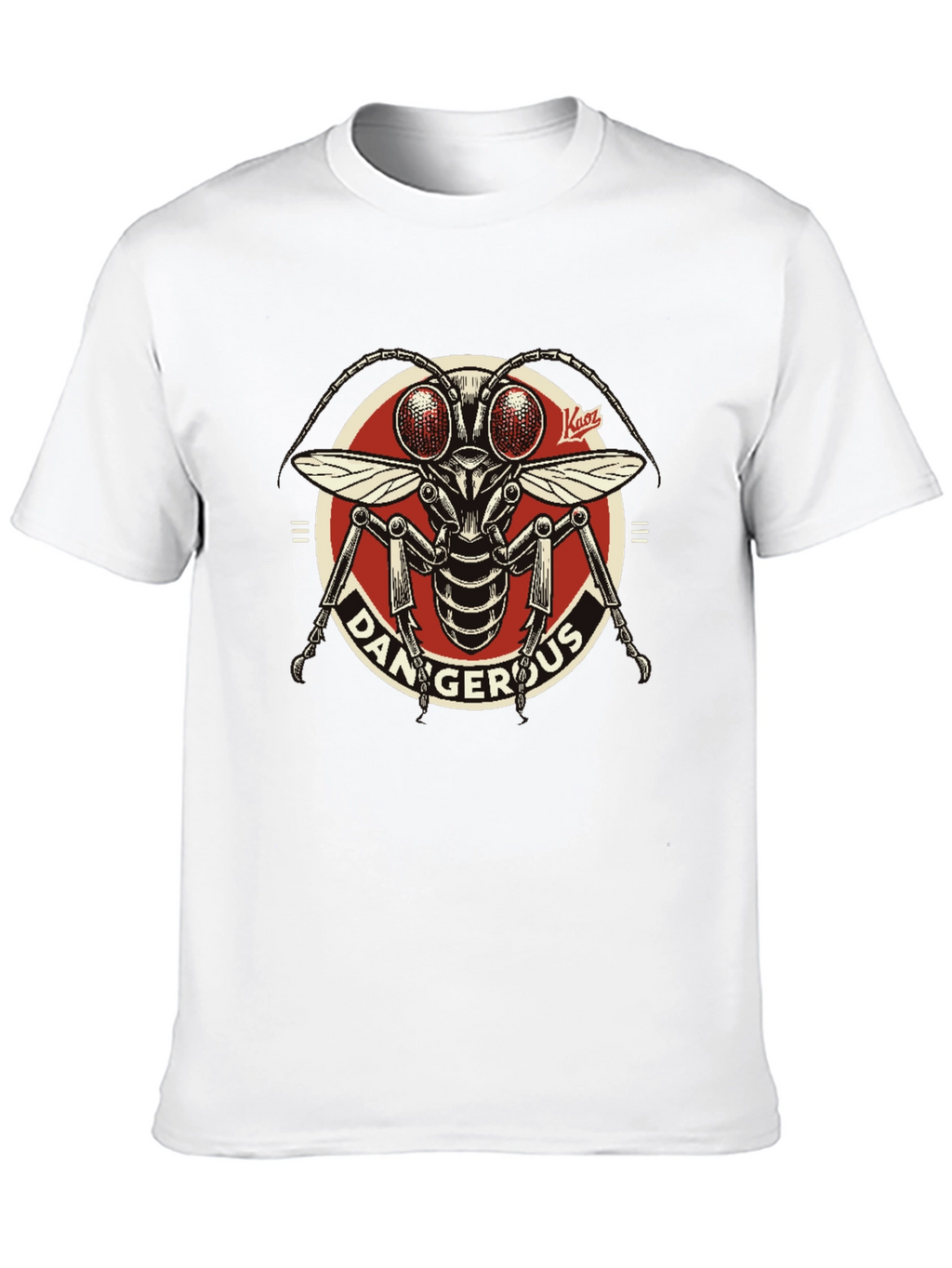 Dangerous Insect Graphic T-Shirt - Black