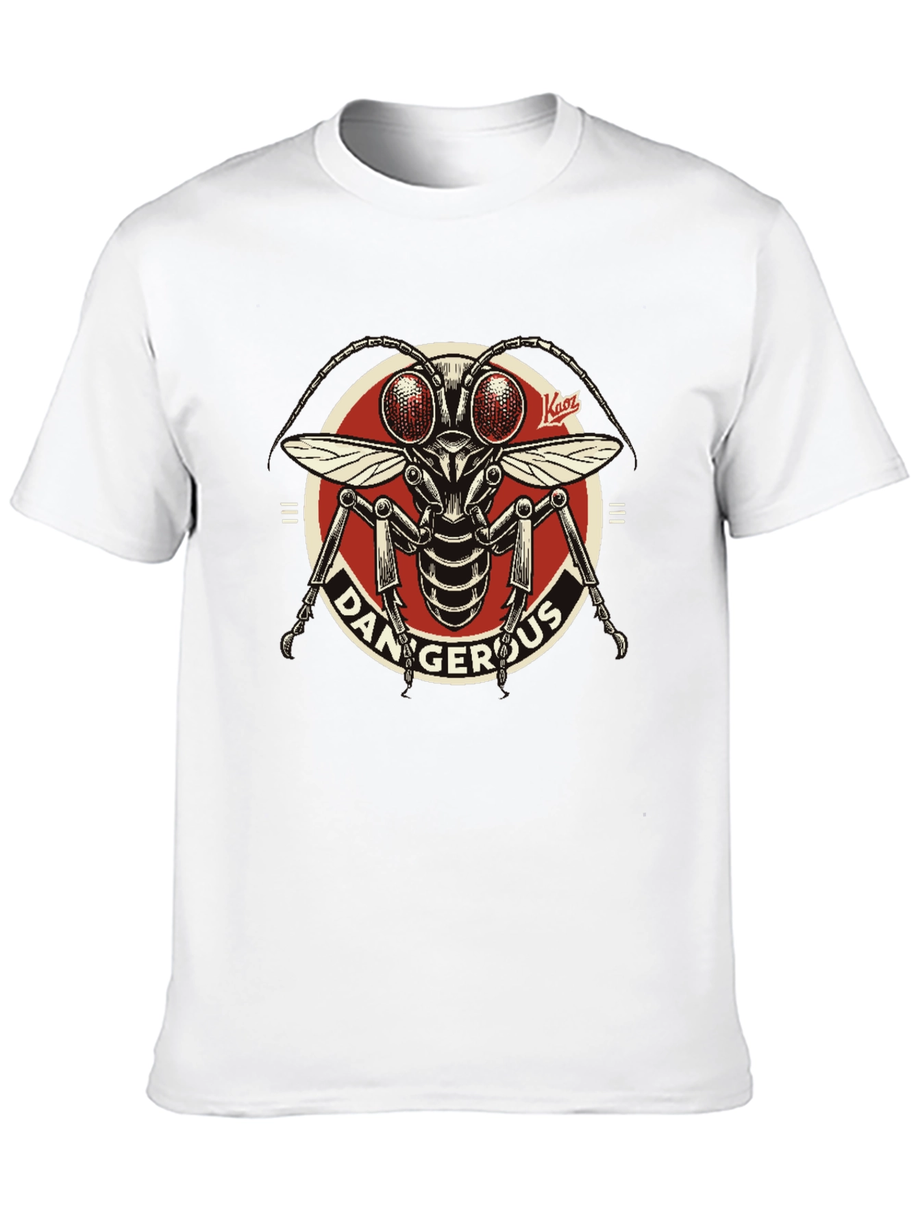 Dangerous Insect Graphic T-Shirt - Black