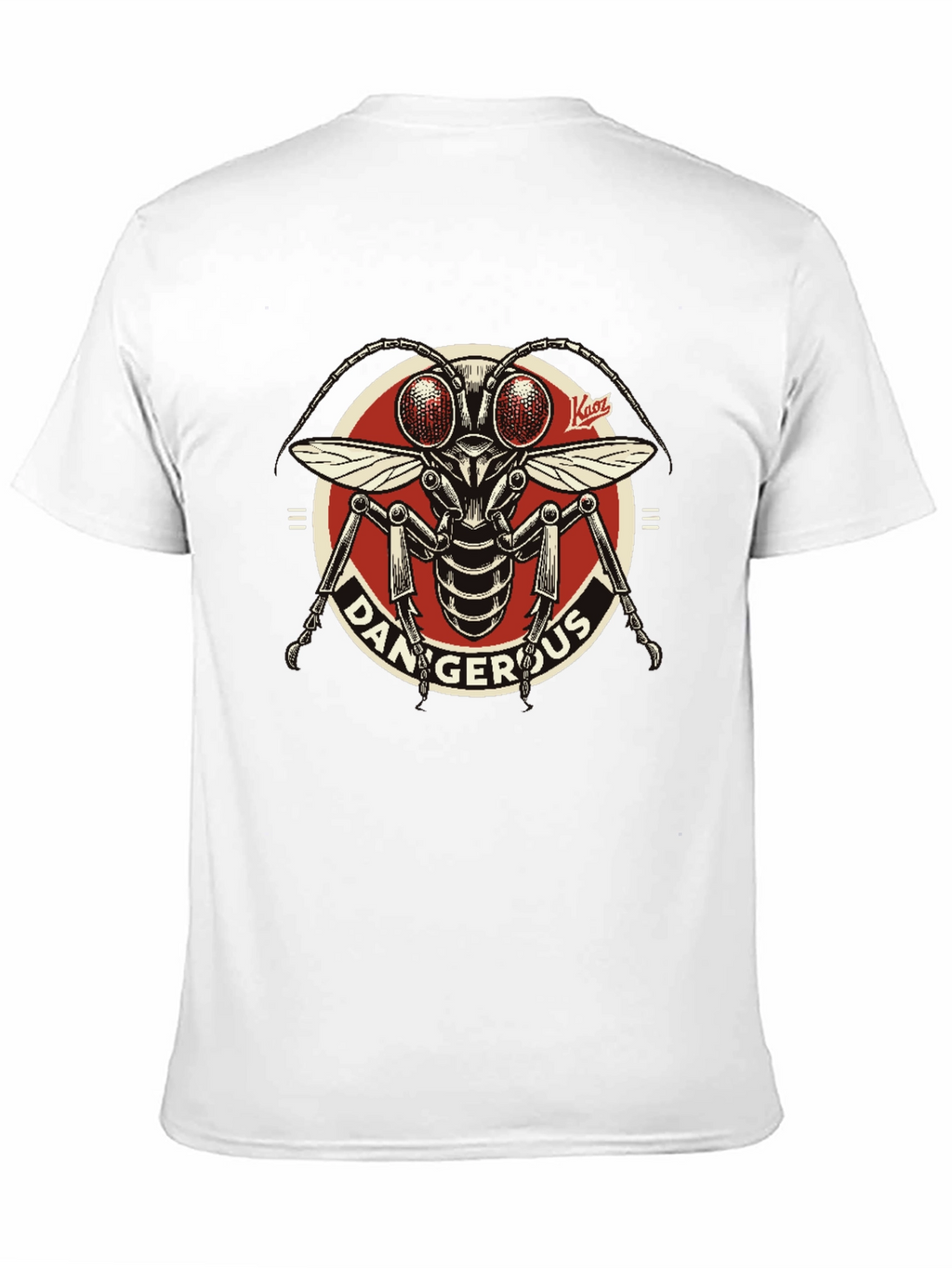 Dangerous Insect Graphic T-Shirt - Black