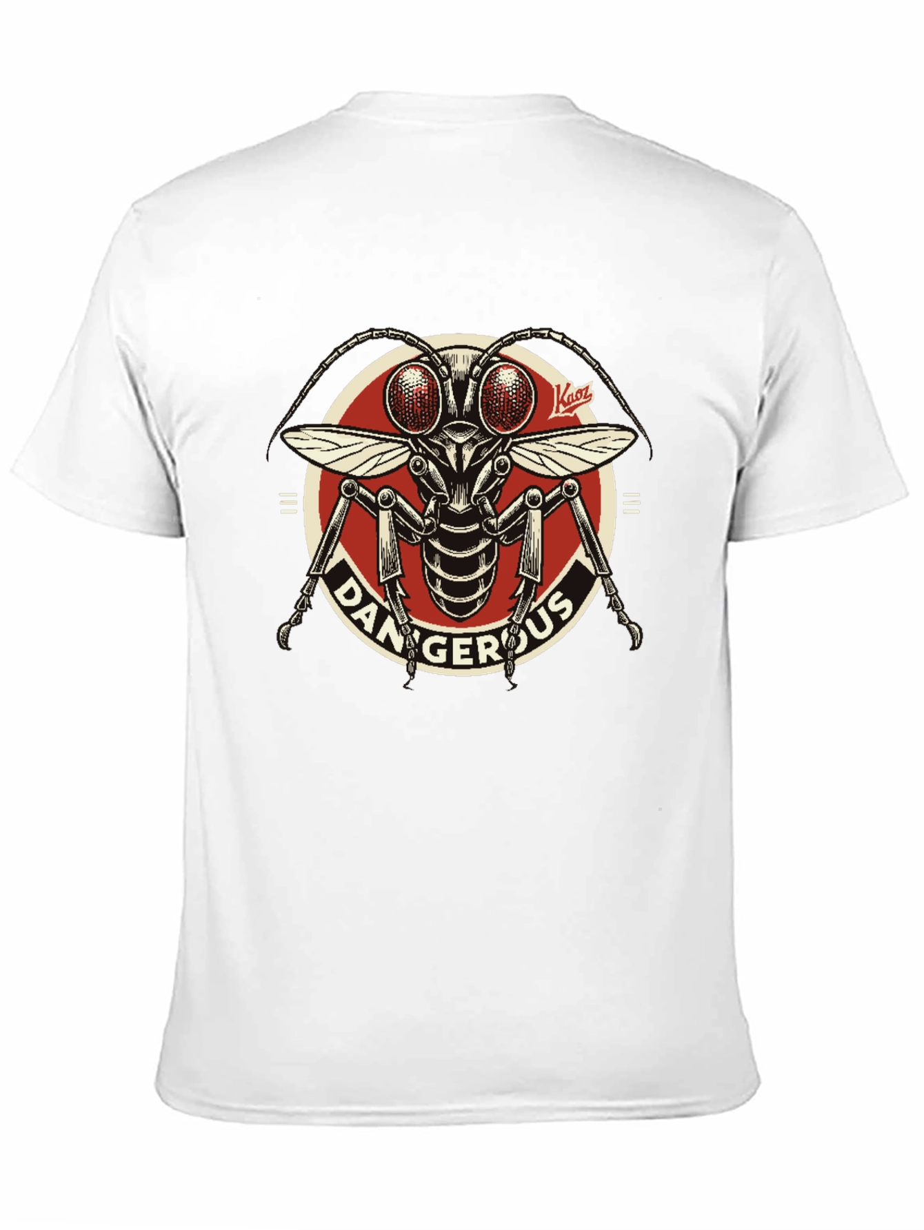 Dangerous Insect Graphic T-Shirt - Black