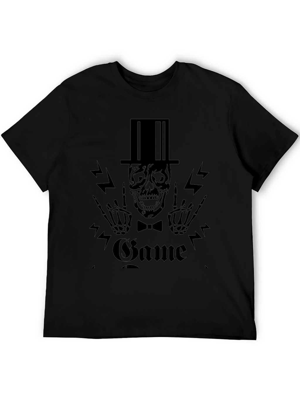 Skull & Top Hat Graphic Tee