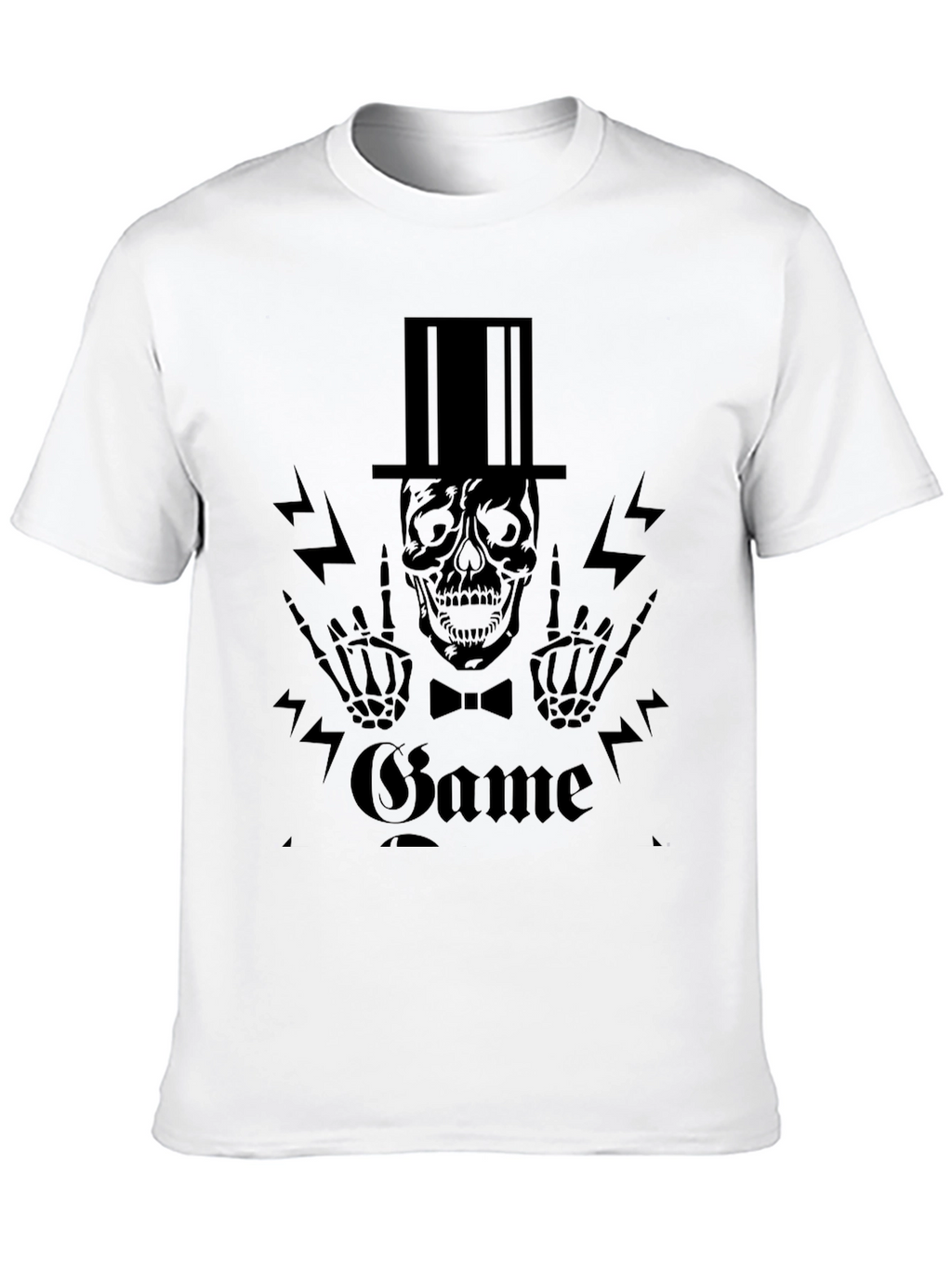 Skull & Top Hat Graphic Tee