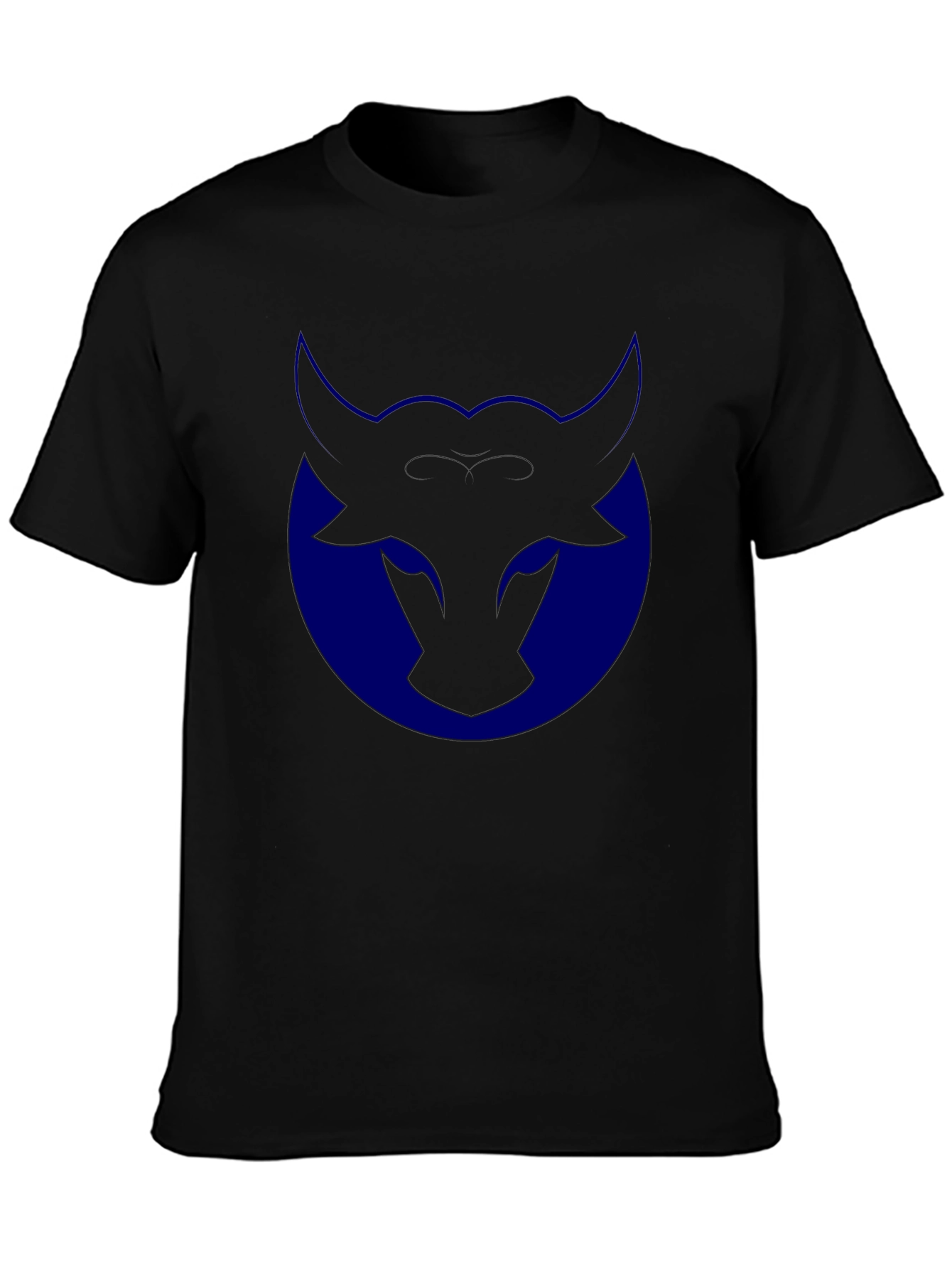 Bull Logo Tee - Mens Black Graphic T-Shirt