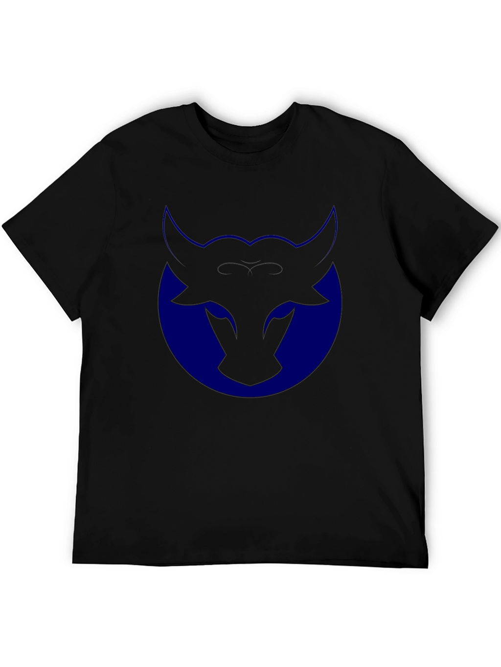 Bull Logo Tee - Mens Black Graphic T-Shirt
