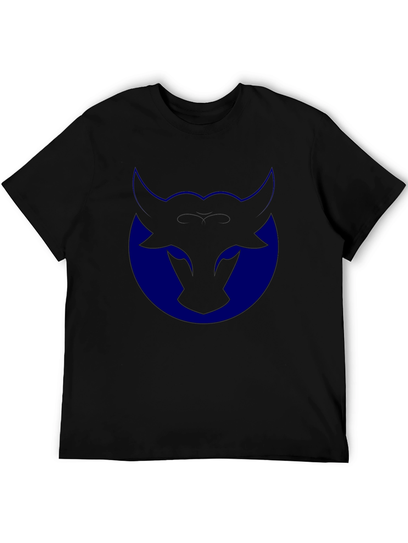 Bull Logo Tee - Mens Black Graphic T-Shirt