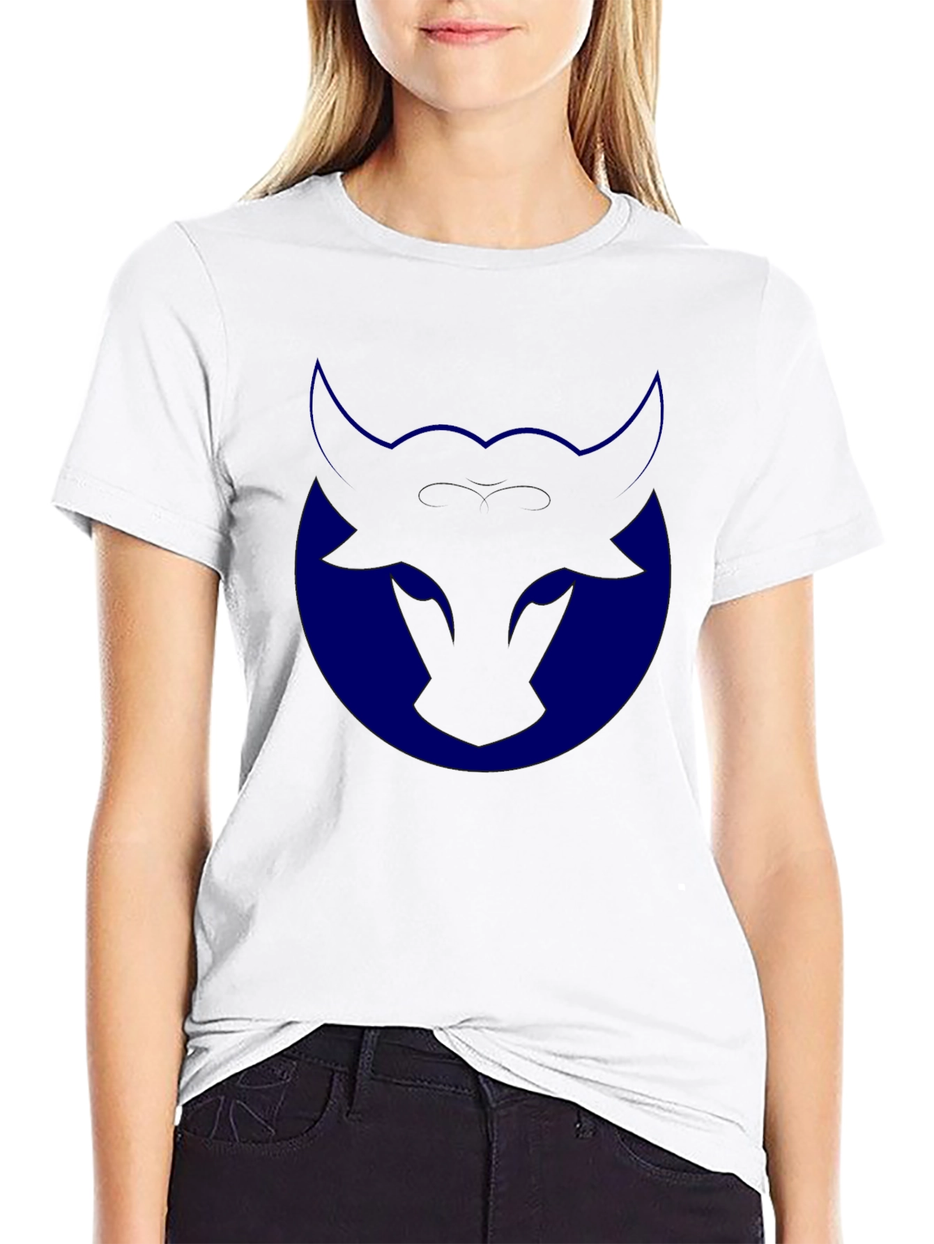 Bull Logo Tee - Mens Black Graphic T-Shirt