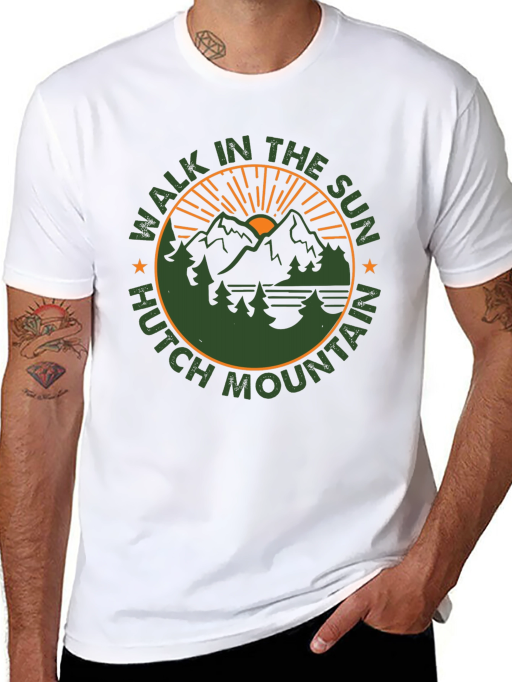 Walk in the Sun Hutch Mountain Graphic T-Shirt