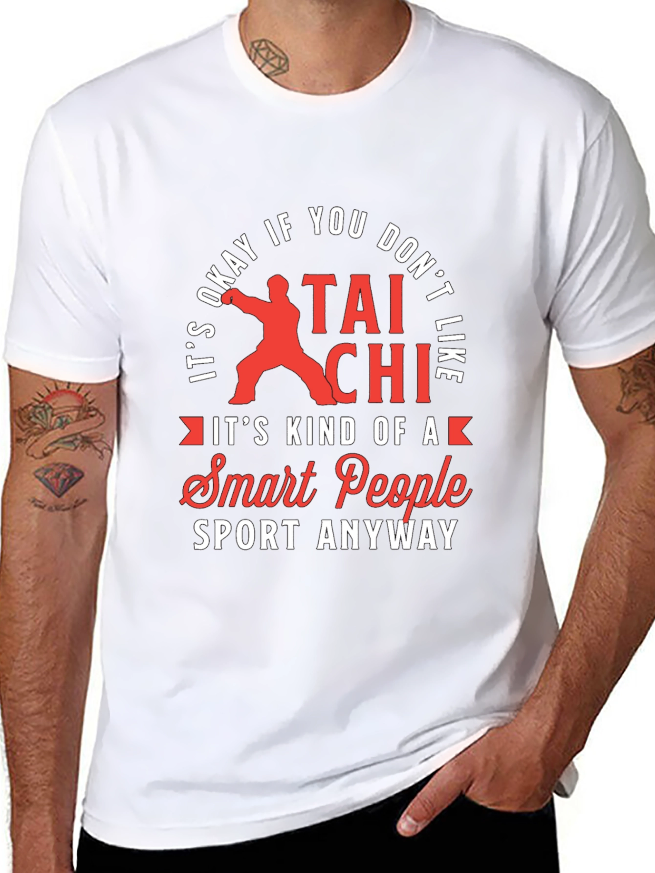 Tai Chi Smart People Sport T-Shirt
