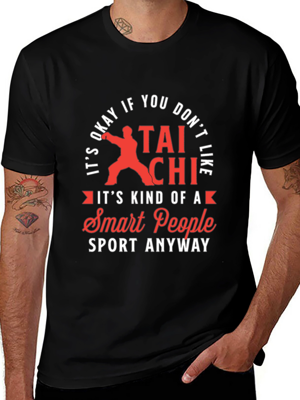 Tai Chi Smart People Sport T-Shirt