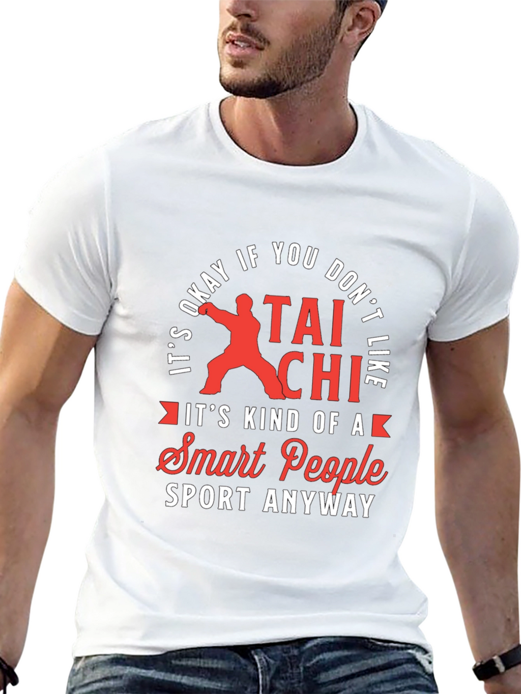 Tai Chi Smart People Sport T-Shirt