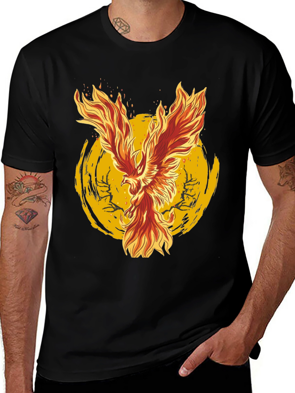 Phoenix Firebird Graphic T-Shirt