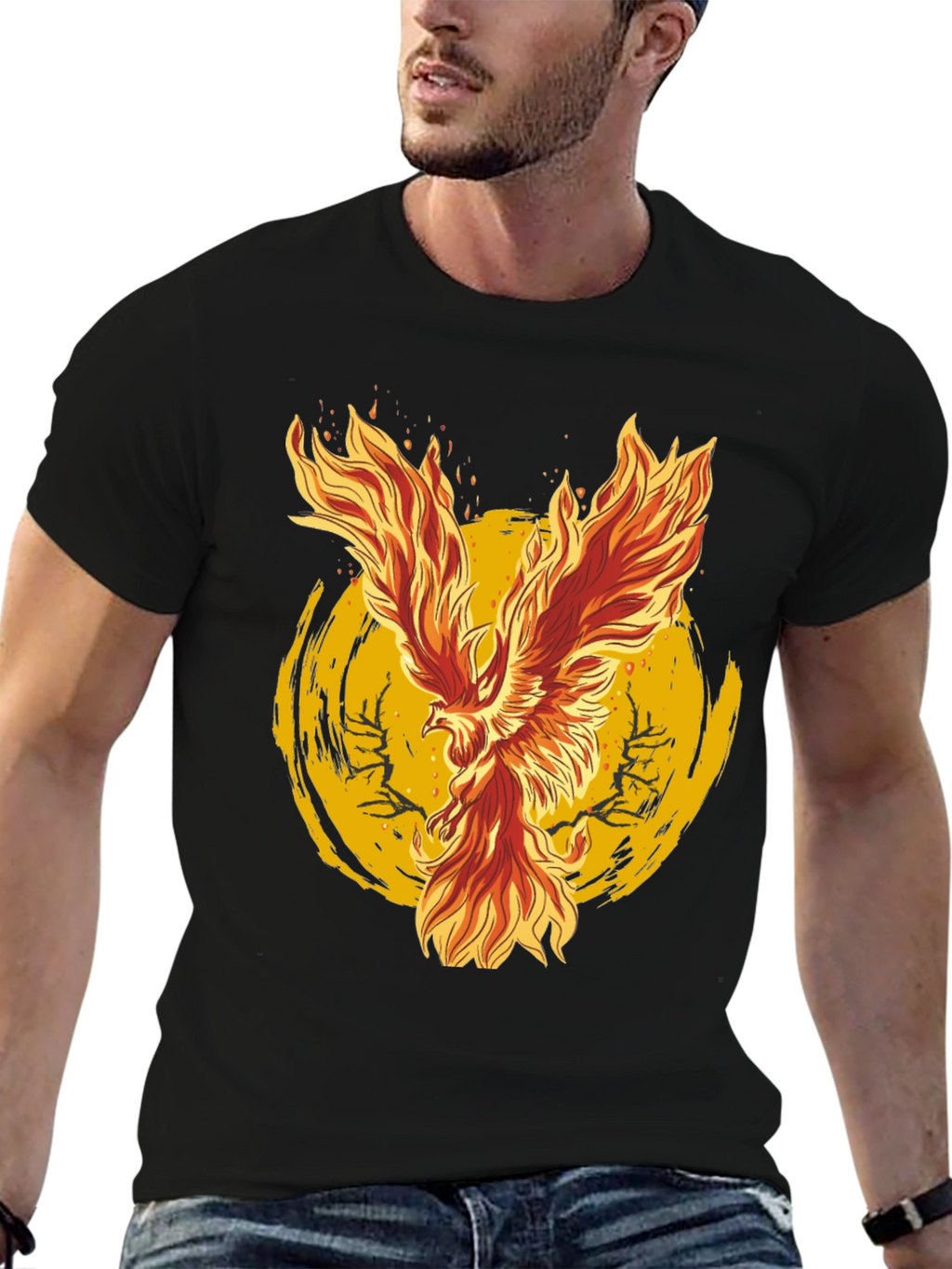 Phoenix Firebird Graphic T-Shirt