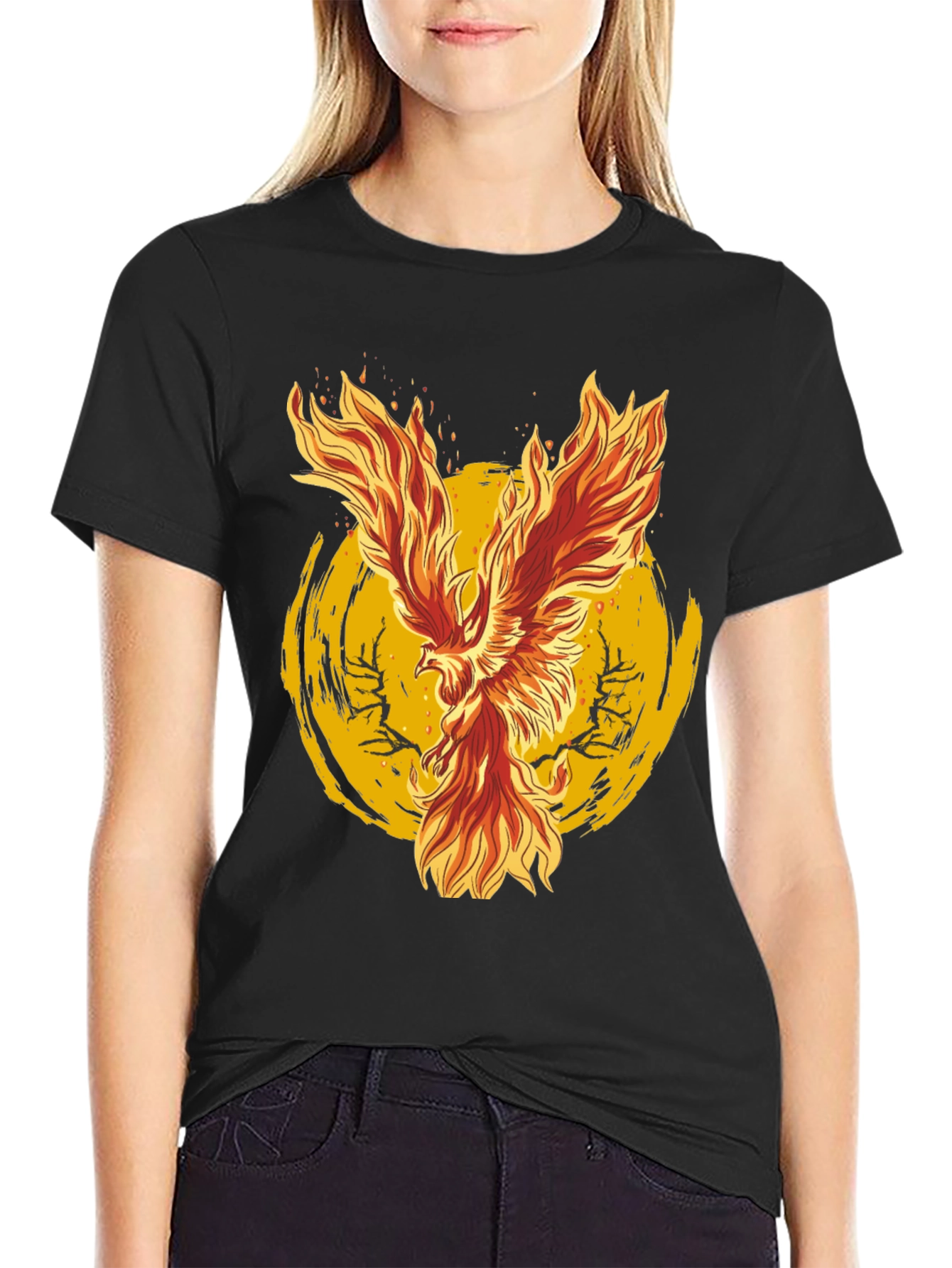 Phoenix Firebird Graphic T-Shirt
