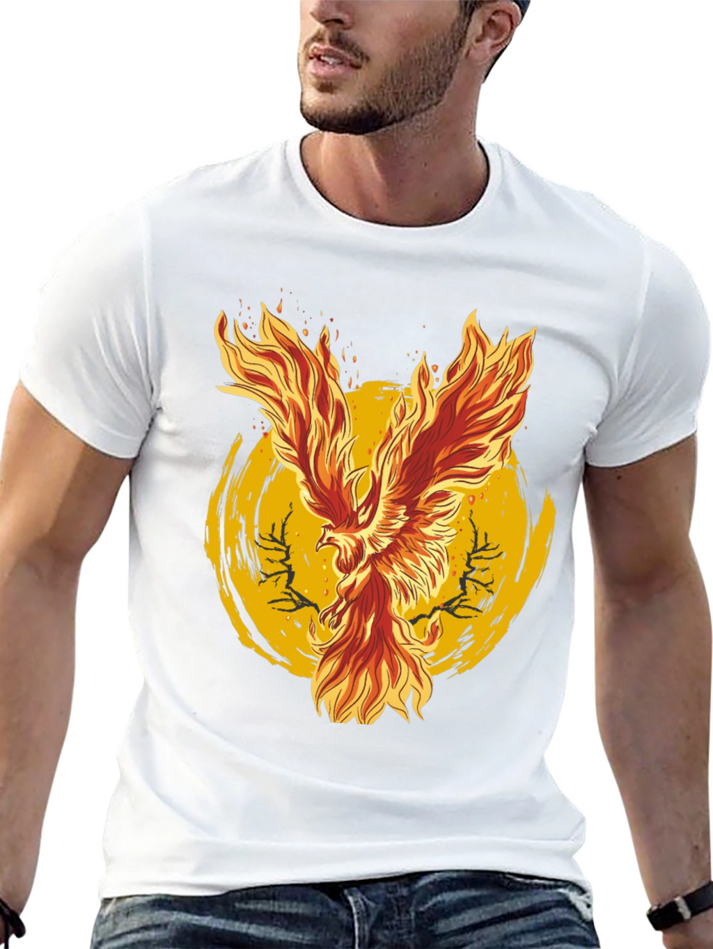 Phoenix Firebird Graphic T-Shirt