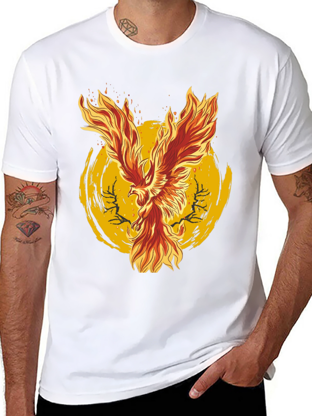 Phoenix Firebird Graphic T-Shirt