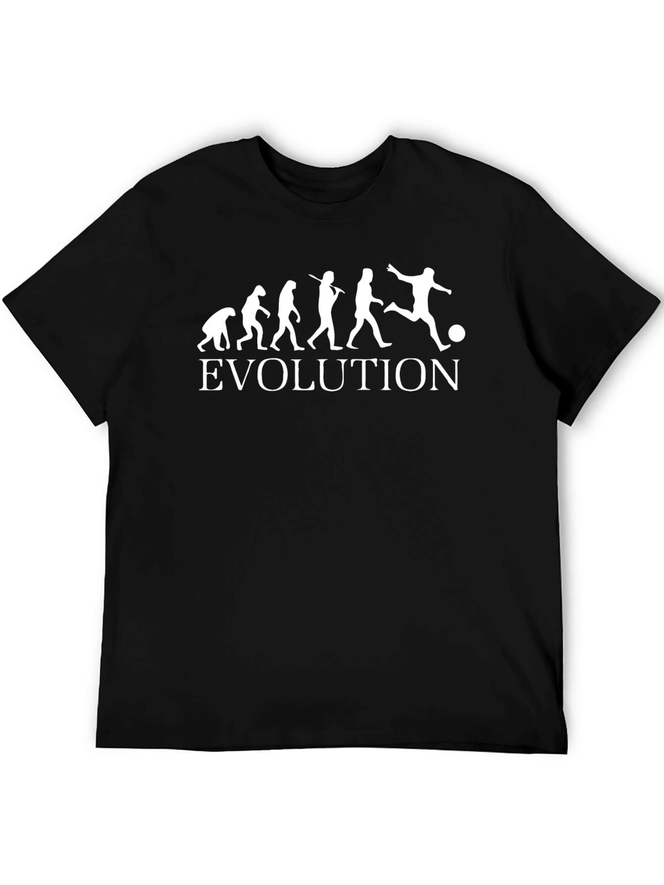 Evolution of Soccer T-Shirt - Black