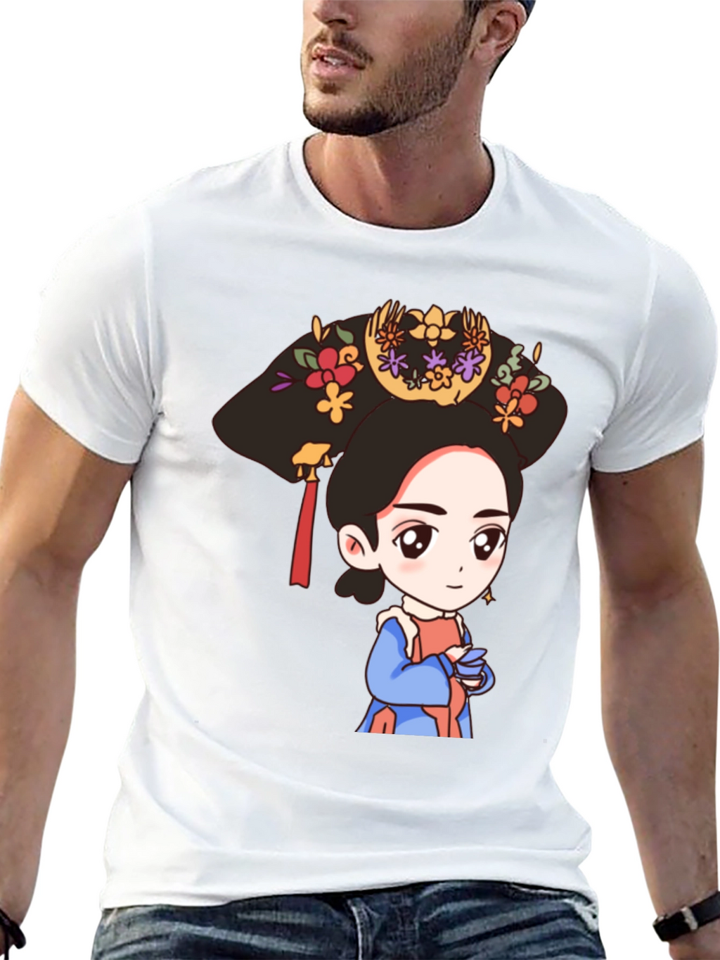 Cute Cartoon Empress T-Shirt - Unique Graphic Tee