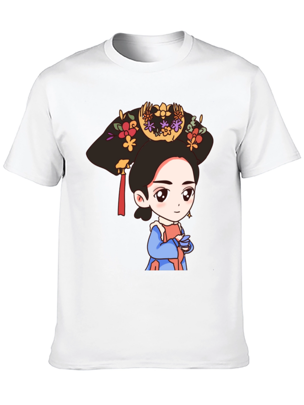 Cute Cartoon Empress T-Shirt - Unique Graphic Tee