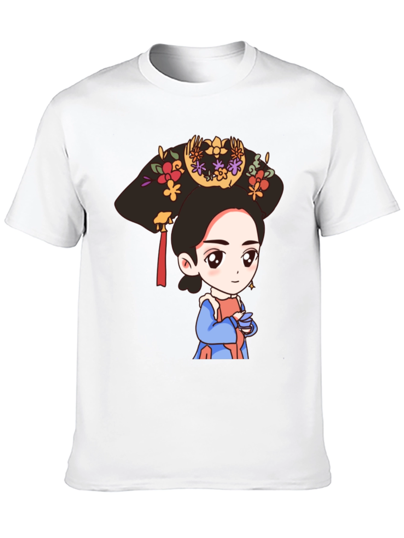 Cute Cartoon Empress T-Shirt - Unique Graphic Tee