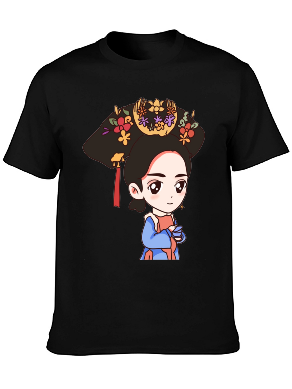 Cute Cartoon Empress T-Shirt - Unique Graphic Tee
