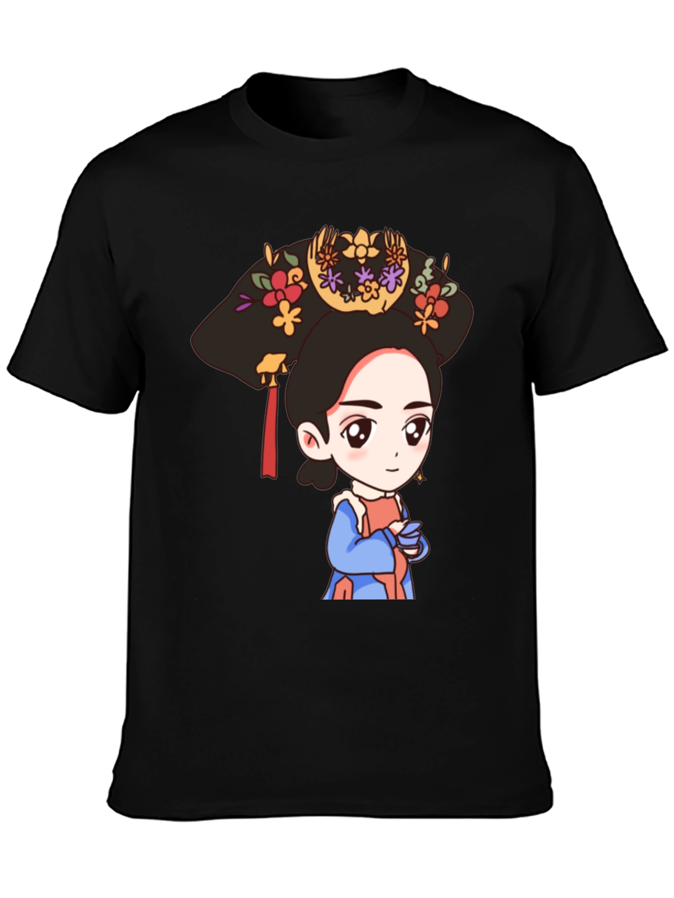 Cute Cartoon Empress T-Shirt - Unique Graphic Tee