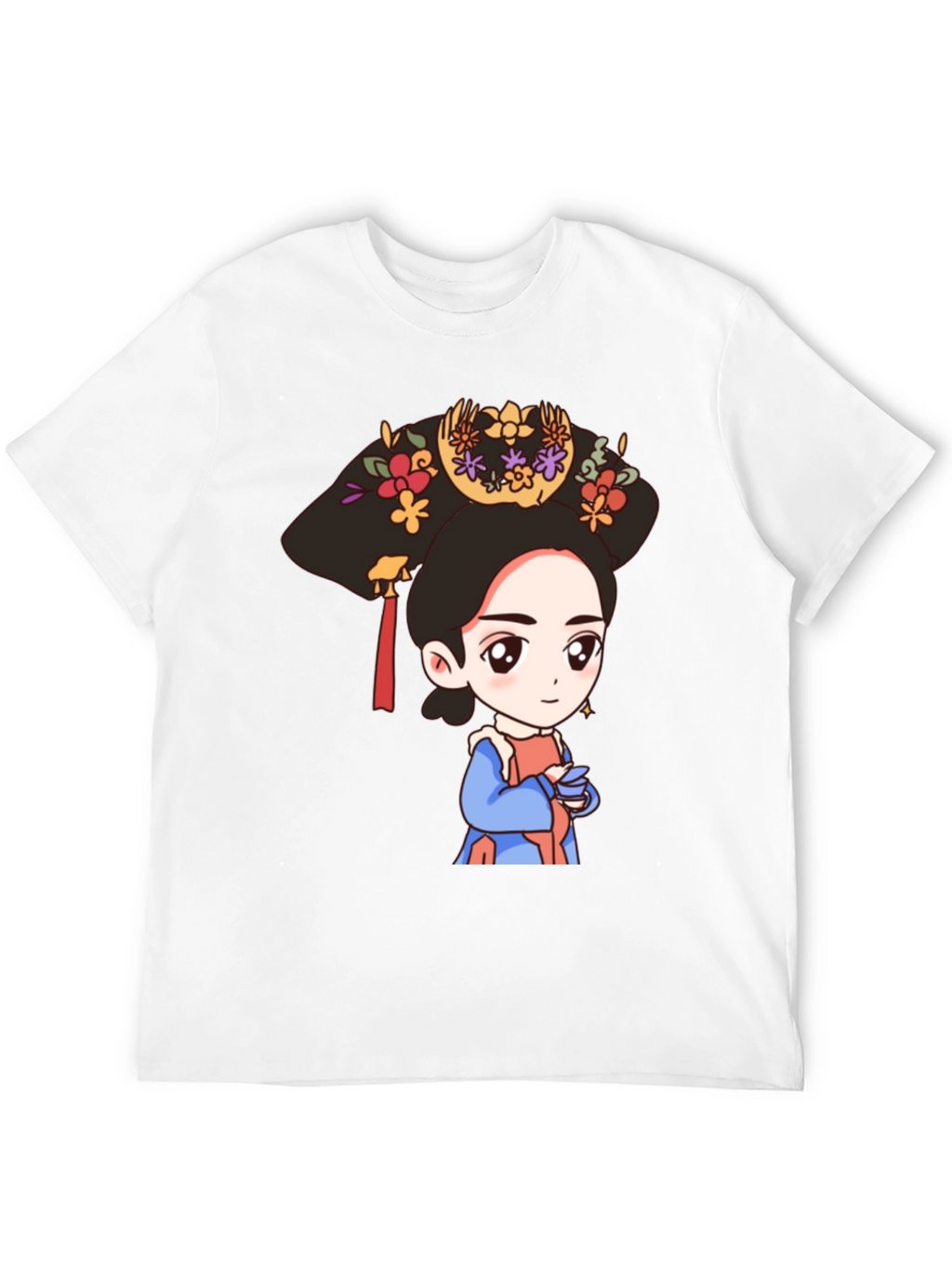 Cute Cartoon Empress T-Shirt - Unique Graphic Tee