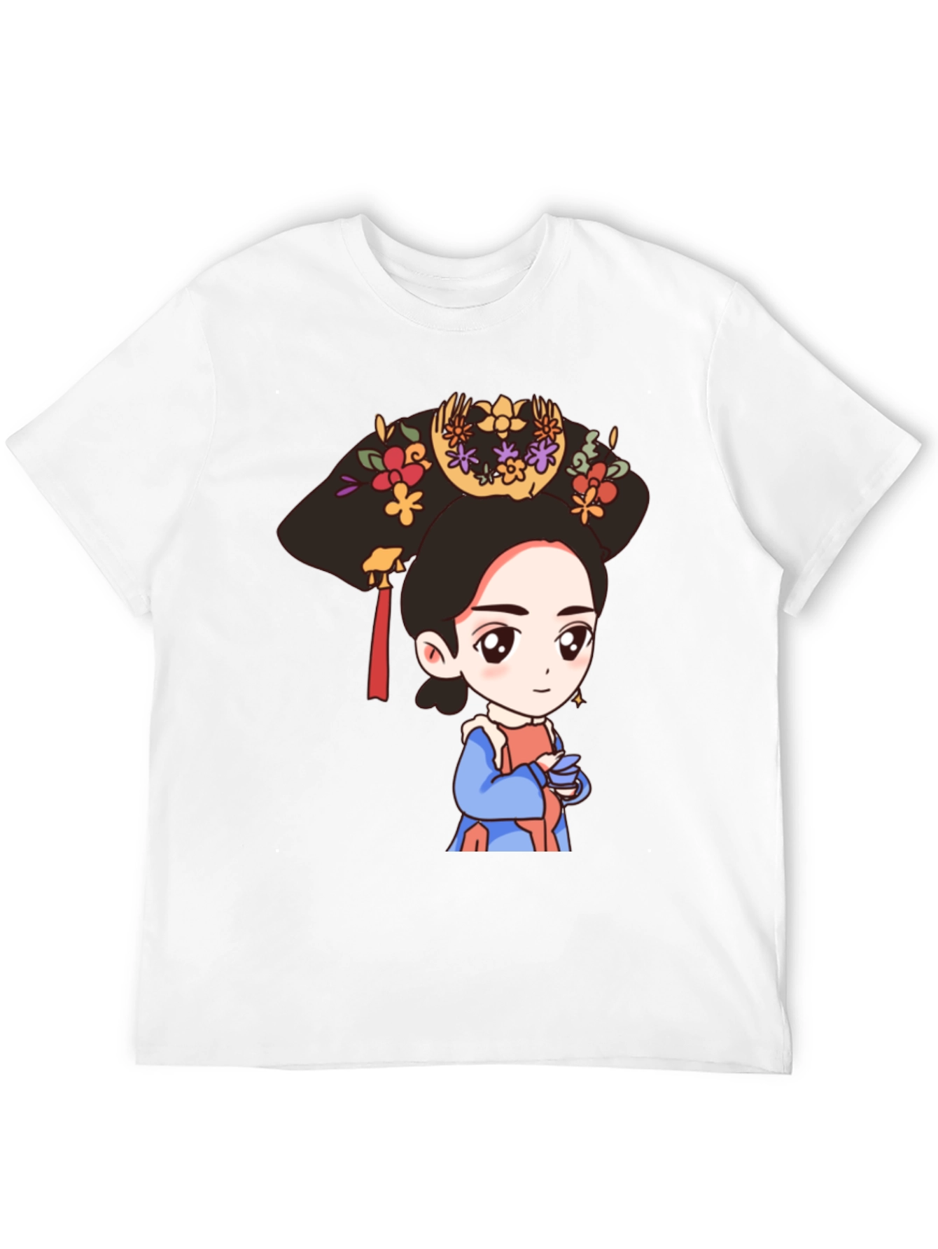 Cute Cartoon Empress T-Shirt - Unique Graphic Tee