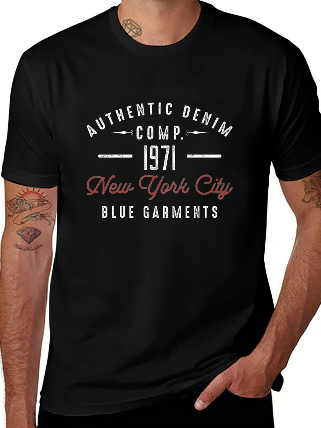 Authentic Denim 1971 Graphic T-Shirt