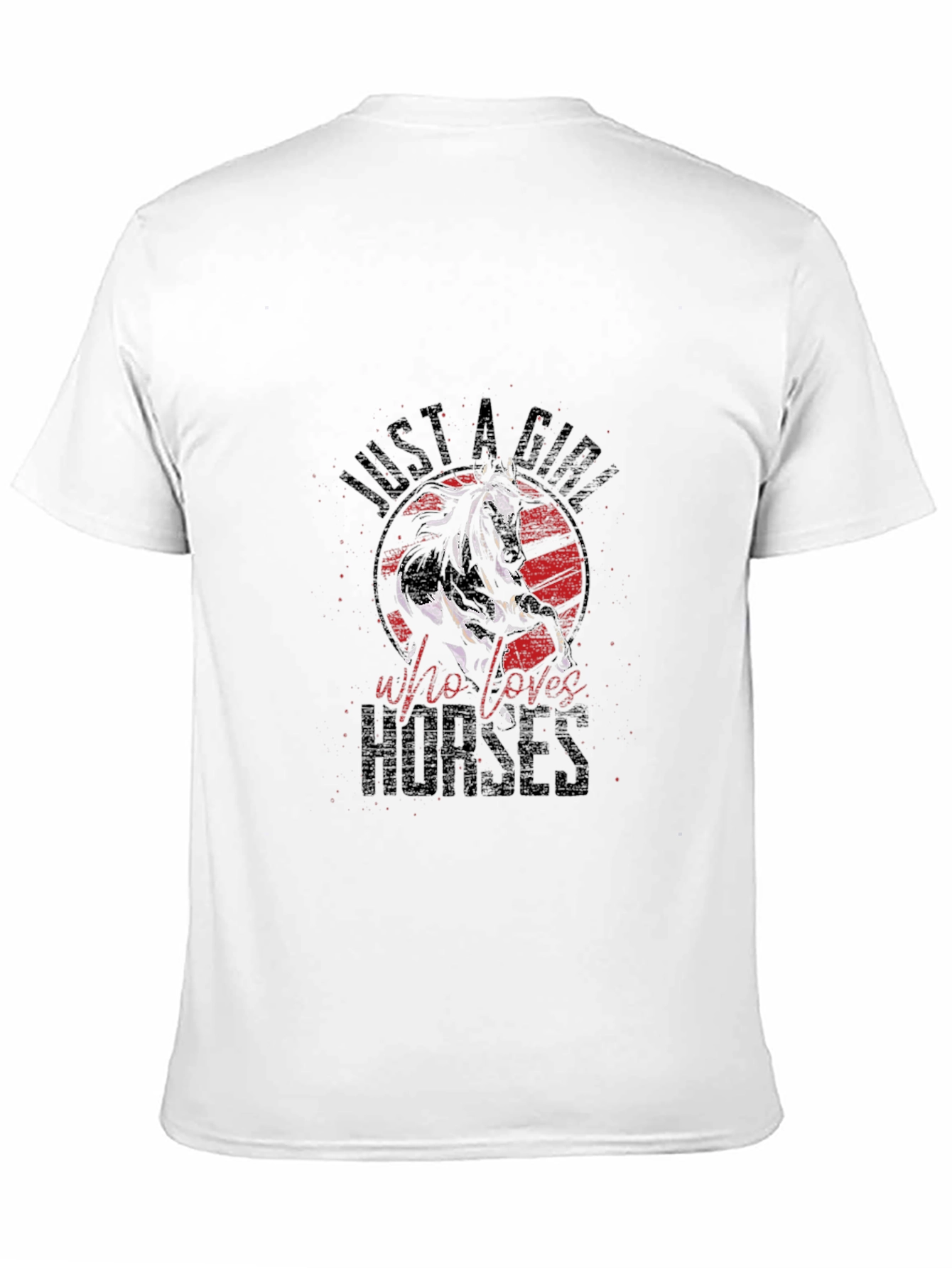 Just a Girl Who Loves Horses Graphic Tee
