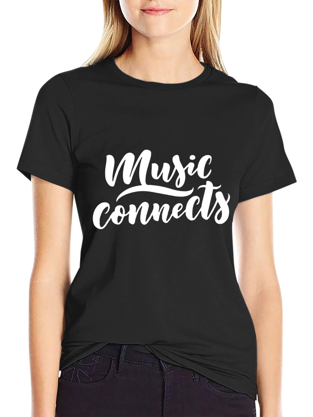 Music Connects T-Shirt - Trendy Graphic Tee