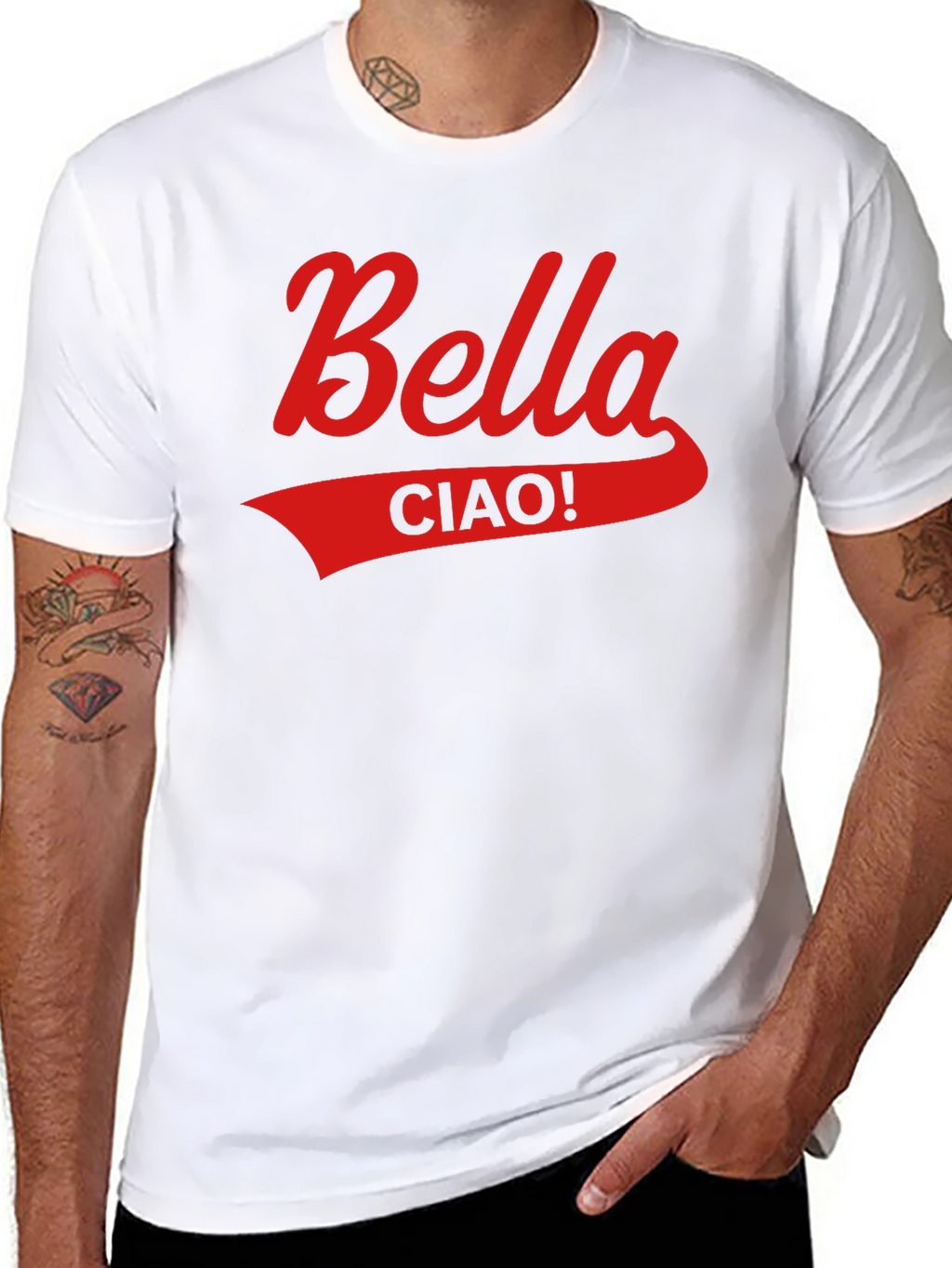Bella Ciao Graphic Tee - Classic Italian Farewell T-Shirt