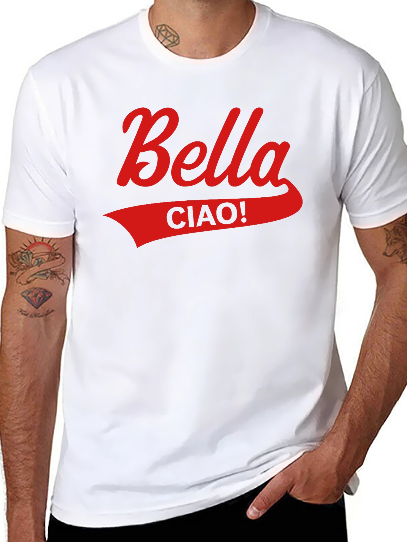Bella Ciao Graphic Tee - Classic Italian Farewell T-Shirt