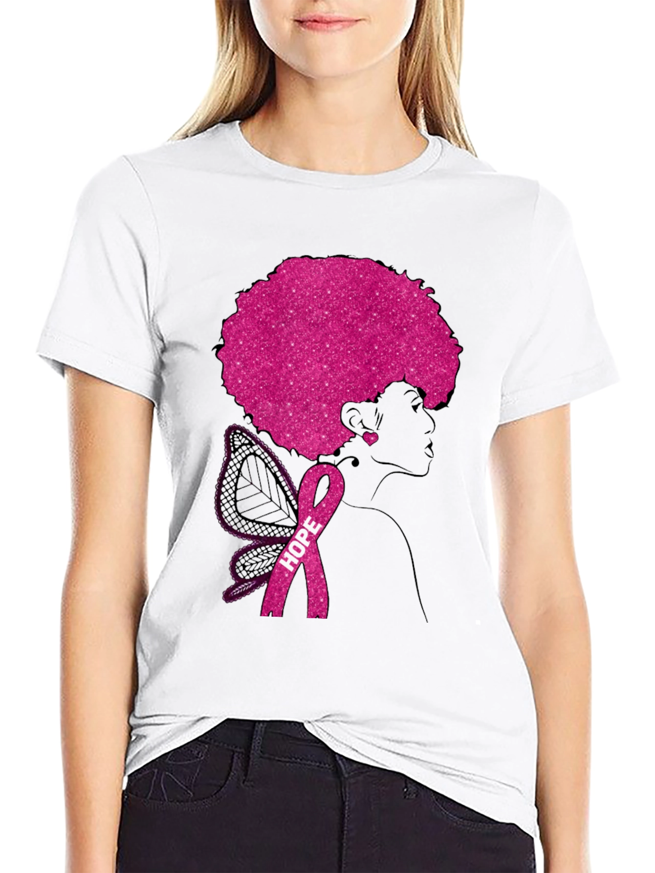 Hope Breast Cancer Awareness Tee