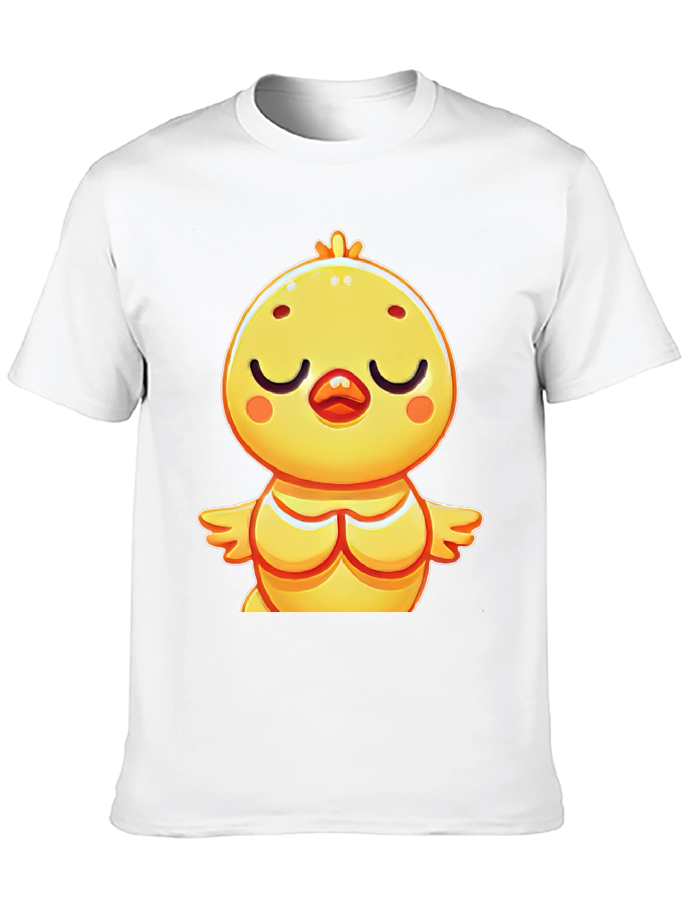 Cute Chick Graphic Tee - Relaxed Fit Black T-Shirt