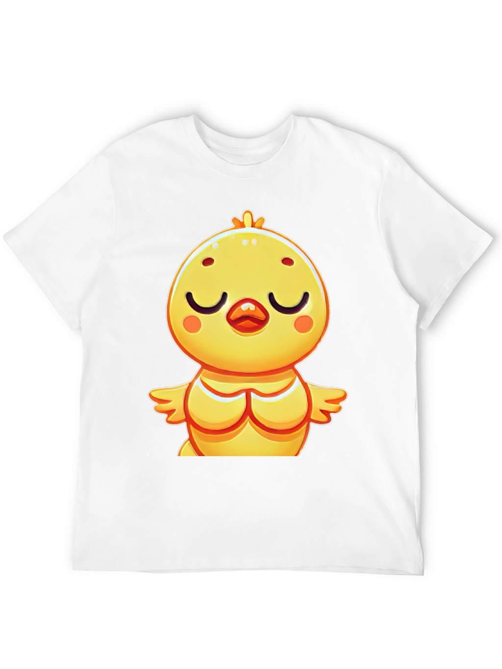 Cute Chick Graphic Tee - Relaxed Fit Black T-Shirt