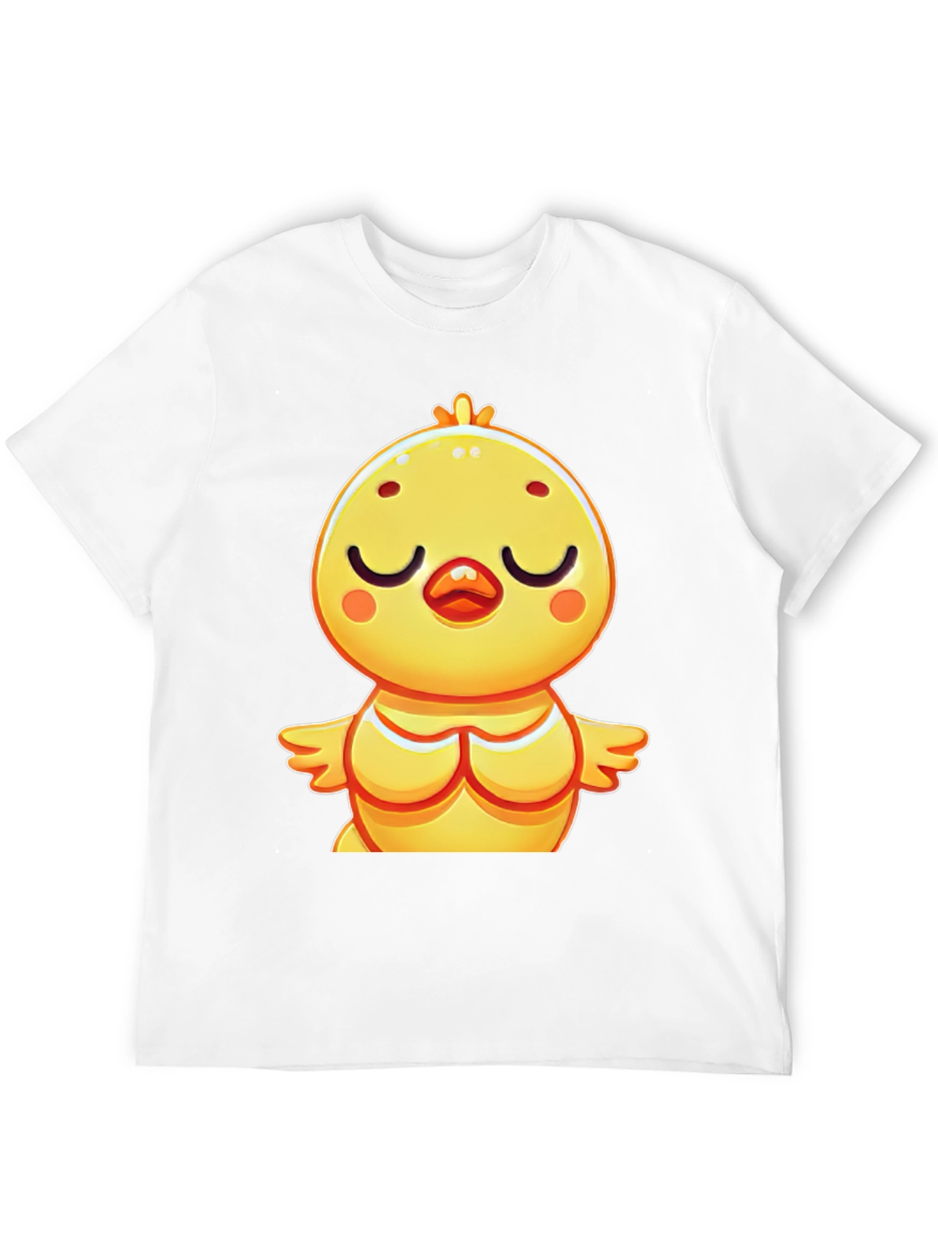 Cute Chick Graphic Tee - Relaxed Fit Black T-Shirt