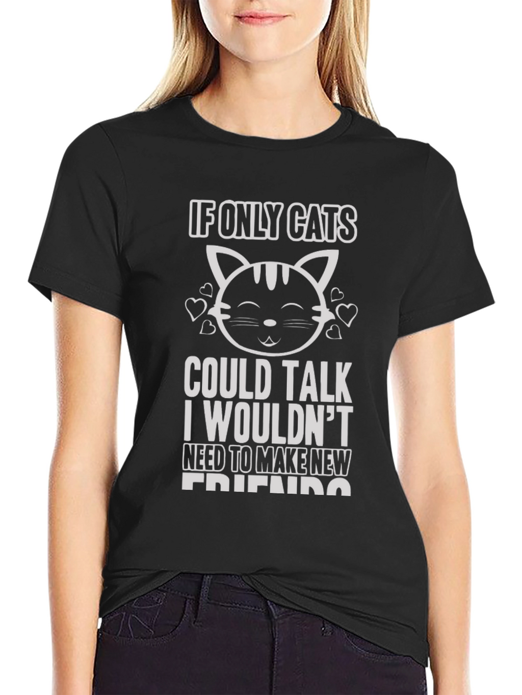 If Only Cats Could Talk Graphic Tee
