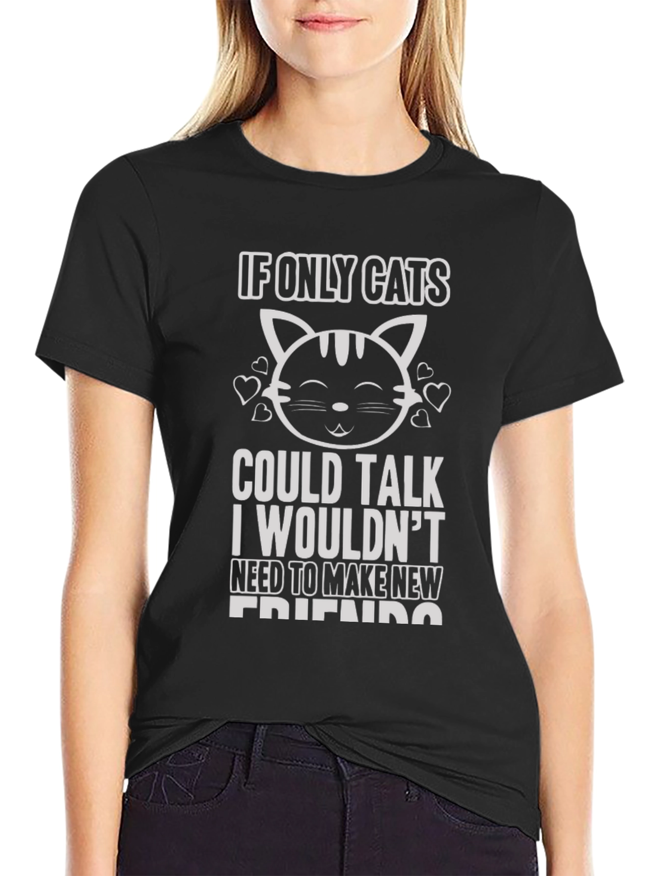 If Only Cats Could Talk Graphic Tee