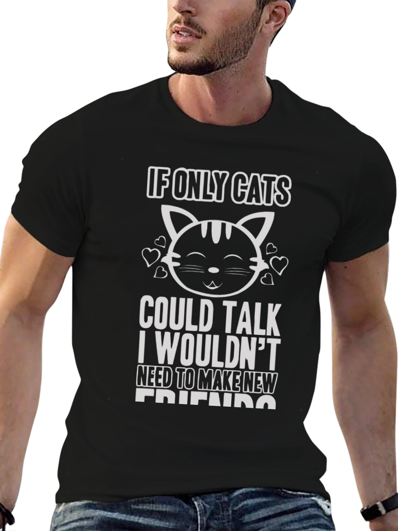 If Only Cats Could Talk Graphic Tee