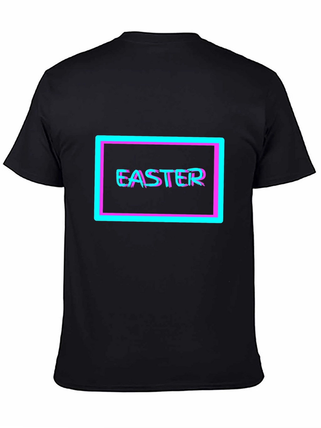 Easter Glitch T-Shirt - Vibrant Holiday Style