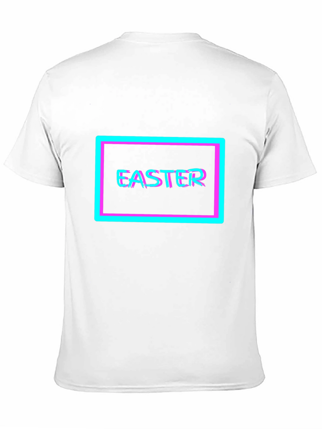 Easter Glitch T-Shirt - Vibrant Holiday Style