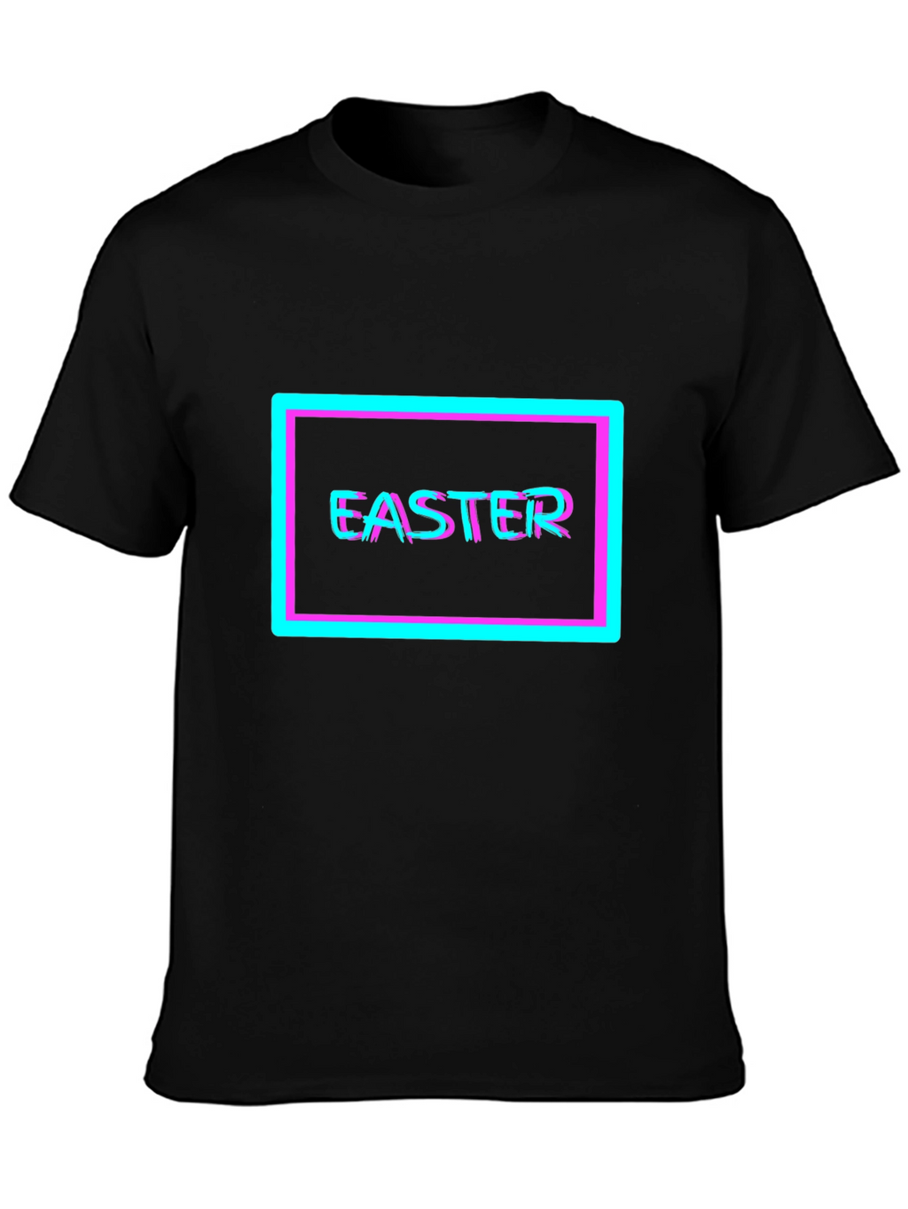 Easter Glitch T-Shirt - Vibrant Holiday Style